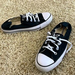Converse Chuck Taylor All Stars “Shoreline” Slip-On Black Canvas Women’s Sz 10